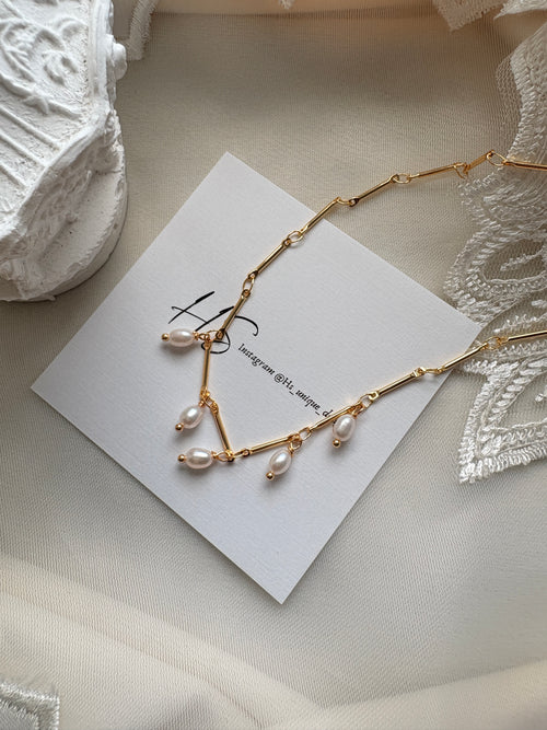 14K GF 天然淡水珍珠 項鏈