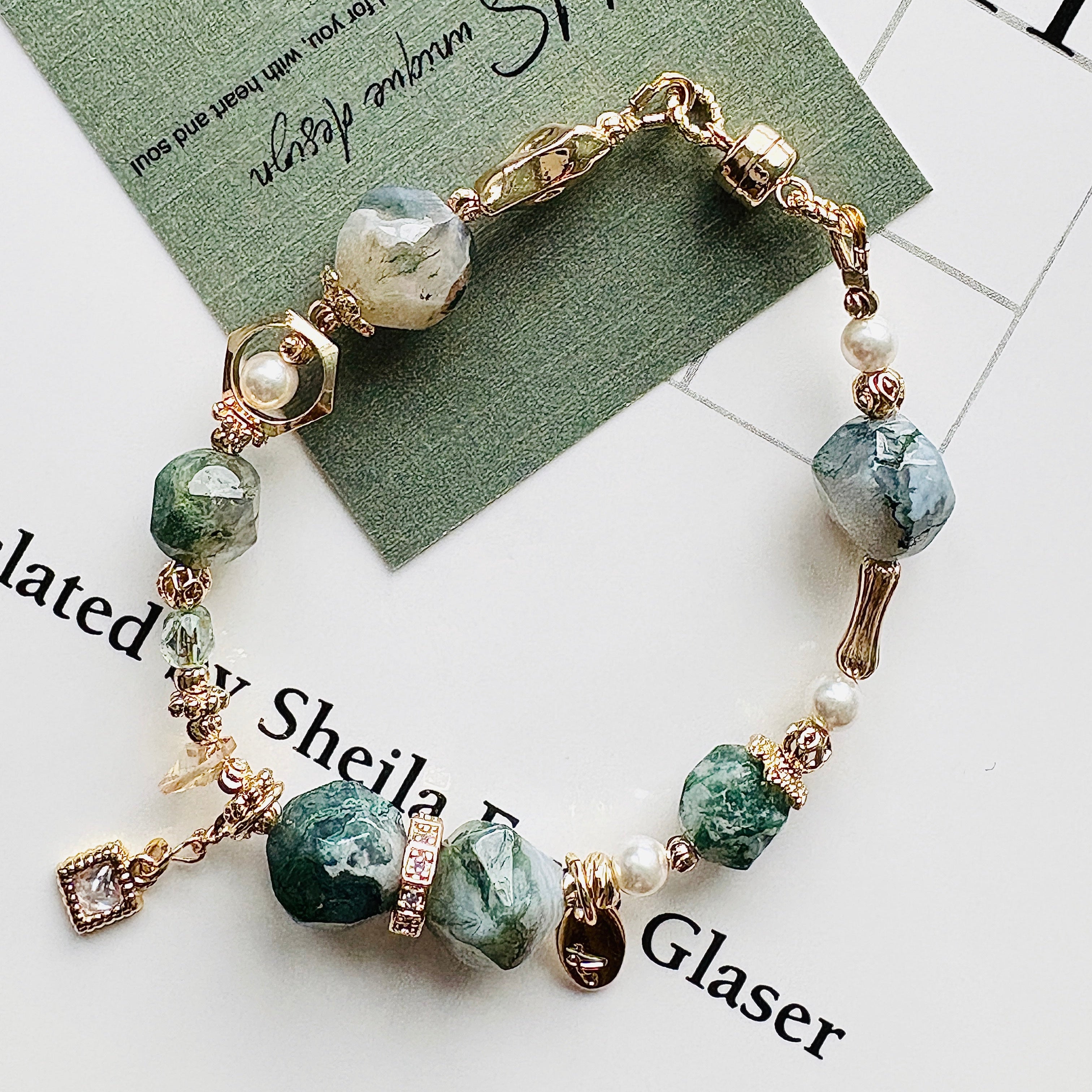 綠點石Ｉ水晶珍珠Ｉ施華洛世奇水晶Ｉ水晶珍珠Ｉ捷克珠（新款）