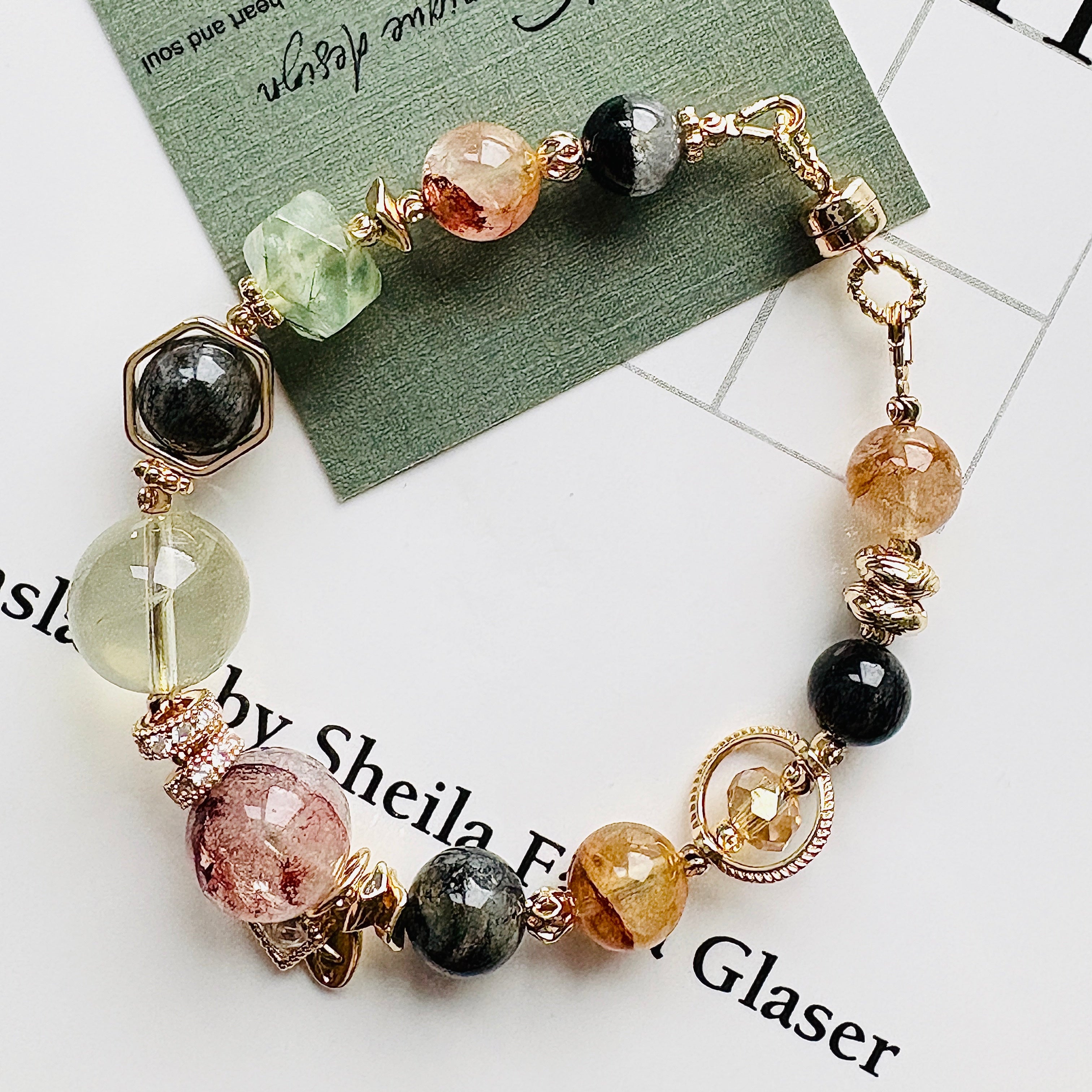 紅椒花Ｉ黃椒花Ｉ黑兔毛Ｉ檸檬晶Ｉ葡萄石Ｉ黑曜石（新款）