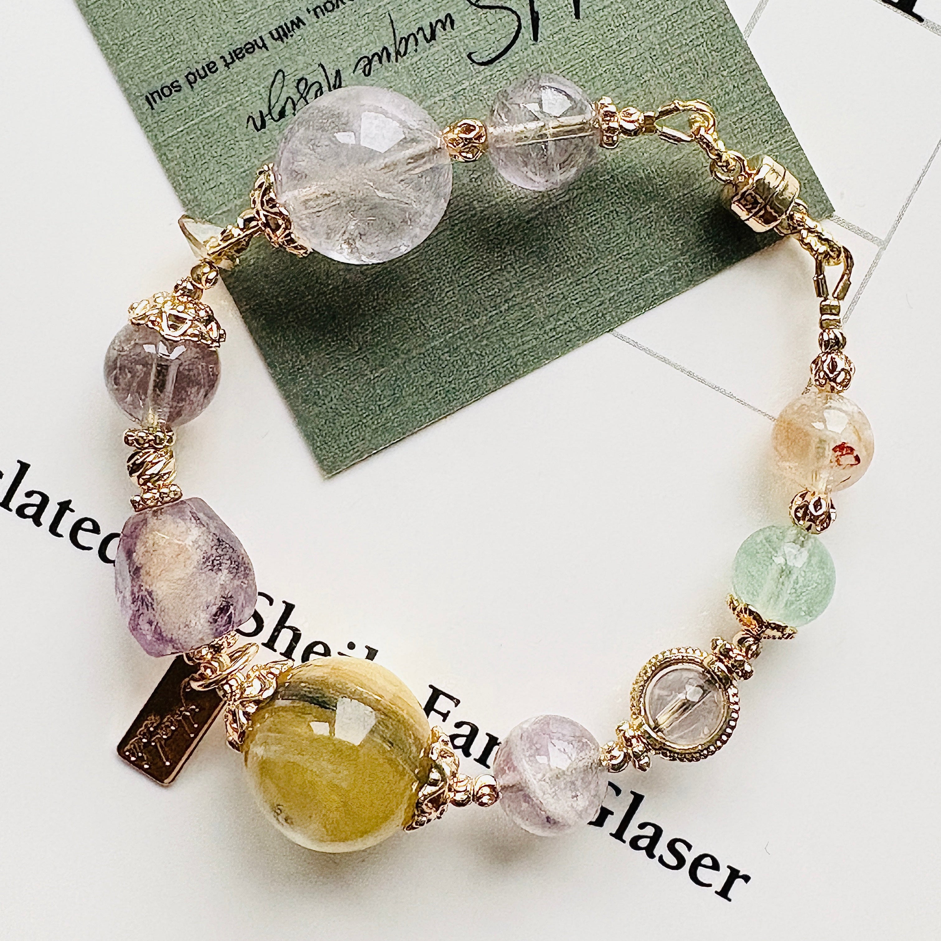 紫水晶Ｉ草莓晶Ｉ黃椒花Ｉ白幽靈Ｉ隨型紫幽靈Ｉ黃金鋰雲母