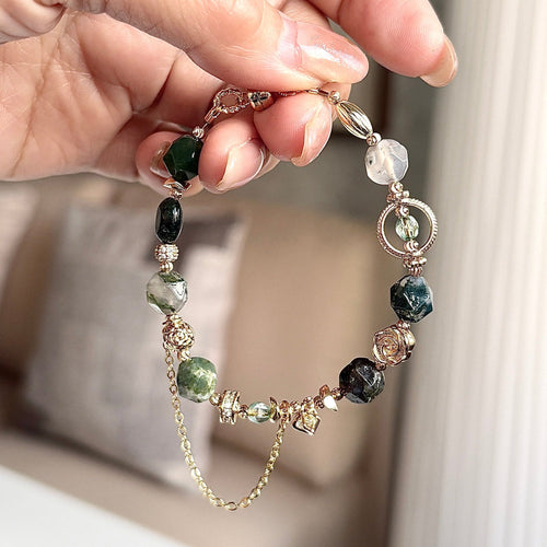 印度瑪瑙Ｉ綠紋石Ｉ捷克珠